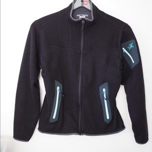 Arc'teryx Covert Cardigan Full Zip Jacket Women's L Black